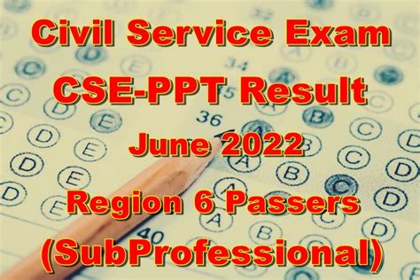 civil service result june 2022